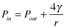 LaPlace law